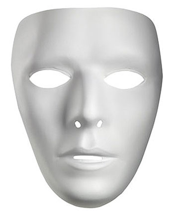 Blank Male Mask - Click Image to Close