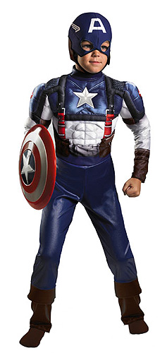 Child Captain America Movie Costume - Click Image to Close