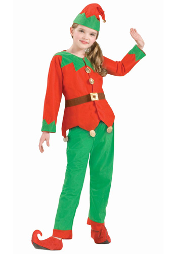 Kids Christmas Elf Costume