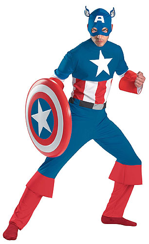 Classic Captain America Costume - Click Image to Close