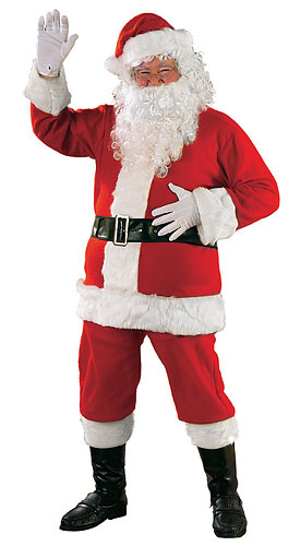 Flannel Santa Suit - Click Image to Close