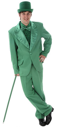 Mens Green Tuxedo Costume