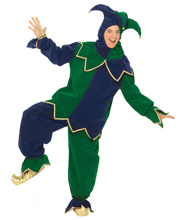 Mardi Gras Jester Costume - Click Image to Close