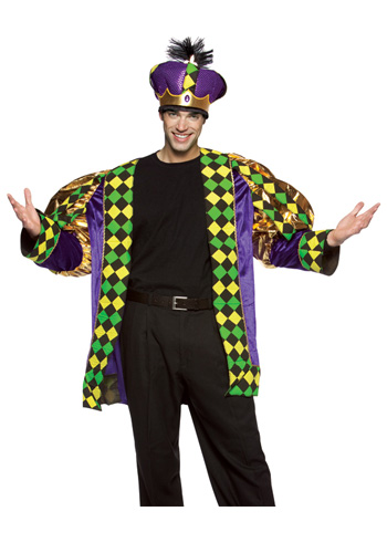 Adult Mardi Gras King Costume - Click Image to Close