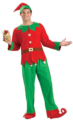 Men's Elf Costume - Click Image to Close