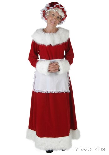 Deluxe Mrs Claus Costume - Click Image to Close