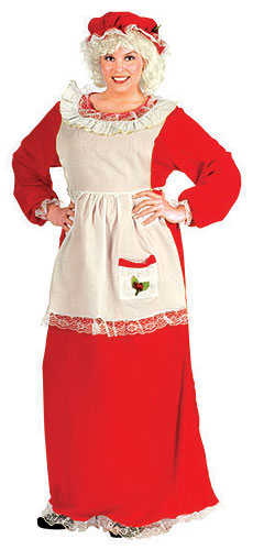 Plus Size Mrs Claus Costume - Click Image to Close