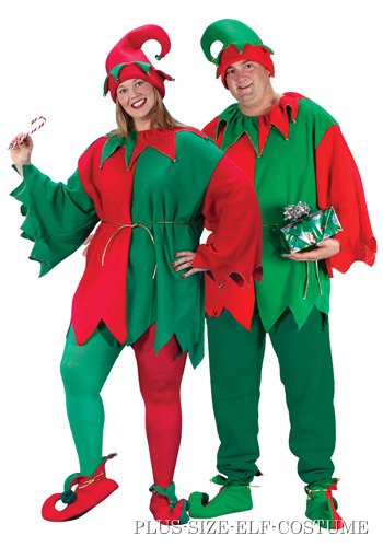 Plus Size Elf Costume - Click Image to Close