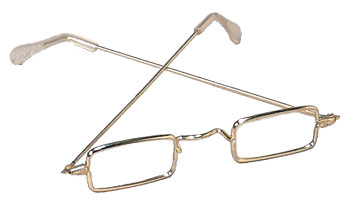 Santa Claus Rectangular Glasses - Click Image to Close