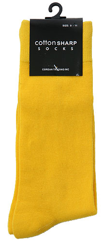 Men's Yellow Socks - Click Image to Close