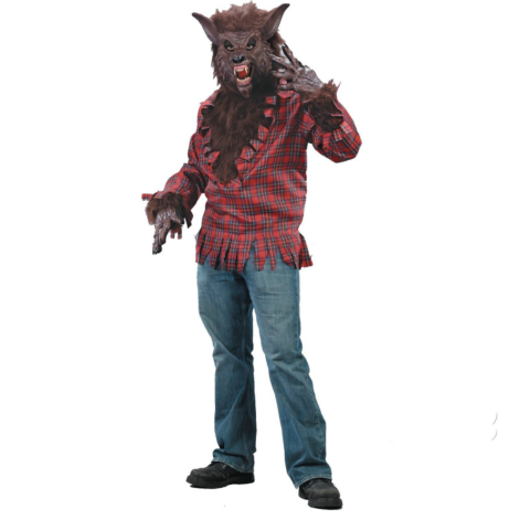 Werewolf Brown Adult Costume - Click Image to Close