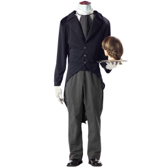 Jeeves, The Headless Butler Adult Costume - Click Image to Close