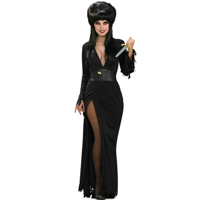 Elvira Grand Heritage Collection Elvira Adult Costume - Click Image to Close