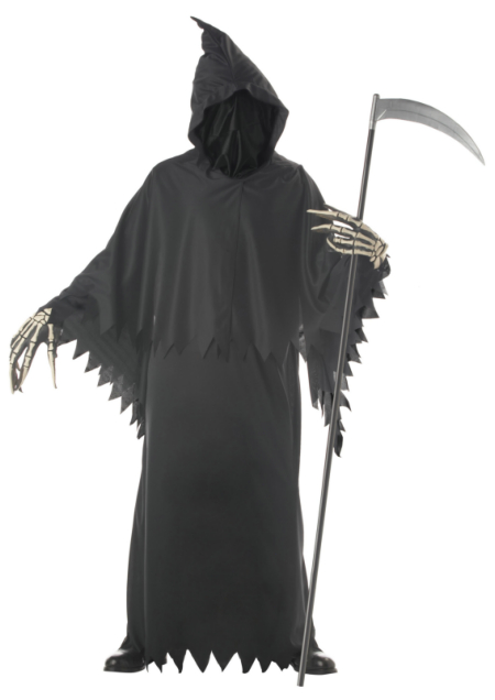 Grim Reaper Deluxe Adult Costume - Click Image to Close