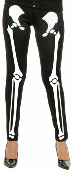 Skeleton Leggings Adult Costume