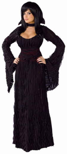 Graveyard Vampiress Adult Costume - Click Image to Close