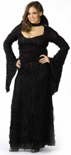 Graveyard Vampiress Adult Plus Costume - Click Image to Close