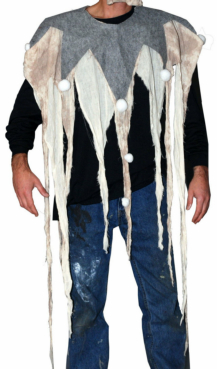 Dead Clown Adult Poncho - Click Image to Close