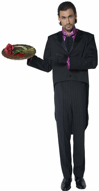 Gothic Butler Adult Costume - Click Image to Close