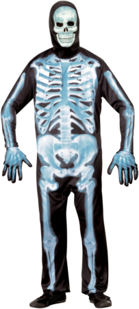 X-Ray Skeleton Adult Costume - Click Image to Close