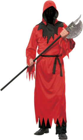 Ghoul in Red Adult Costume - Click Image to Close