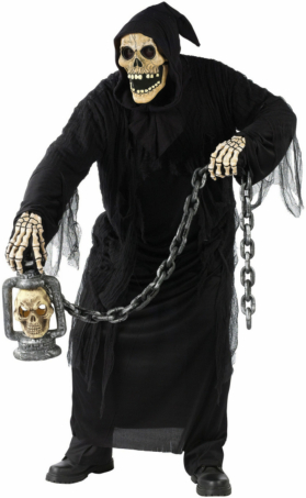 Grave Ghoul Adult Plus Costume - Click Image to Close