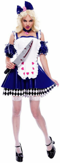 Wicked Wonderland Alice Deluxe Adult Costume - Click Image to Close