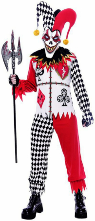 Twisted Joker Adult Costume - Click Image to Close
