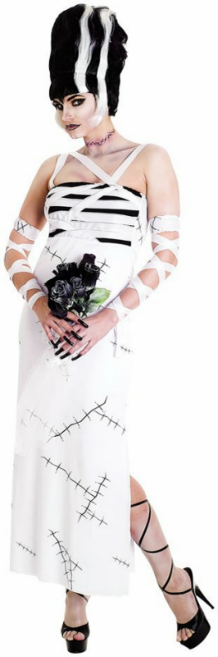 Franken-Bride Adult Costume - Click Image to Close