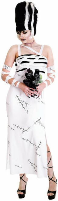 Franken-Bride Adult Costume - Click Image to Close