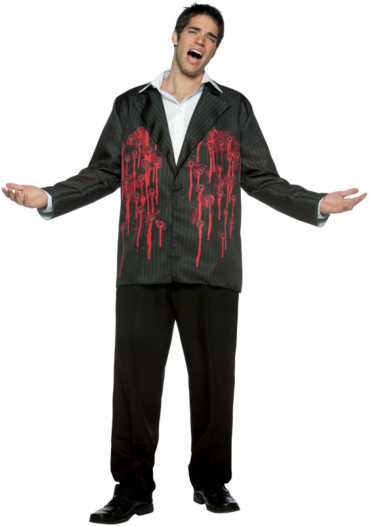 Bullets Blazer (Black) Adult Costume - Click Image to Close