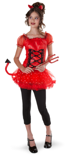 Lil' Devil (Light-Up) Teen Costume - Click Image to Close