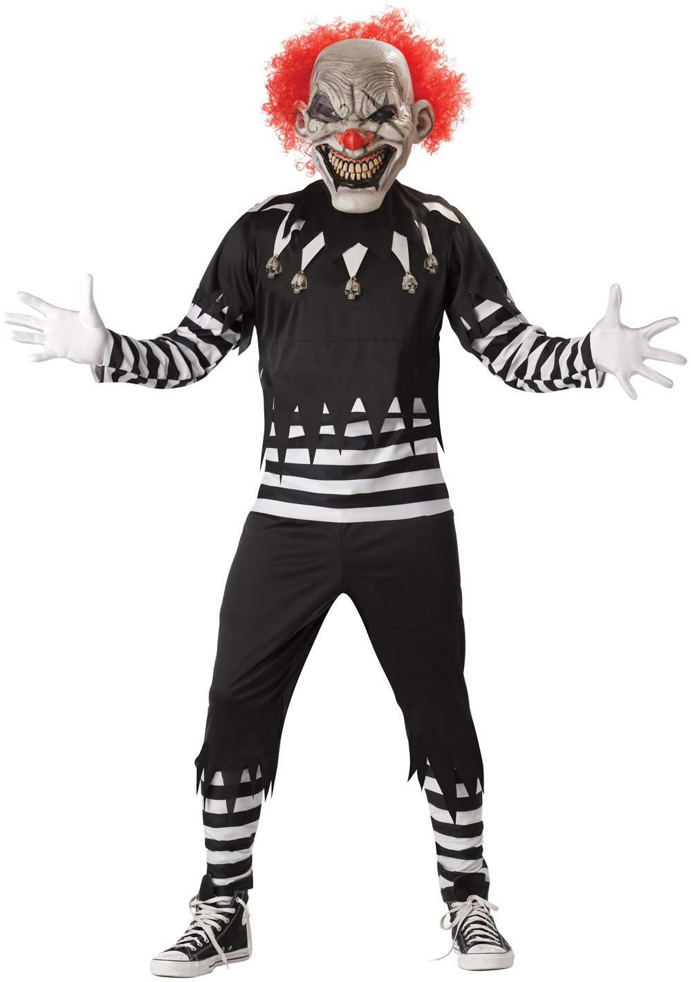 Creepy Psycho Clown Adult Costume - Click Image to Close