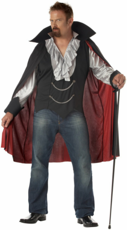 Very Cool Vampire Plus Adult Costume - Click Image to Close