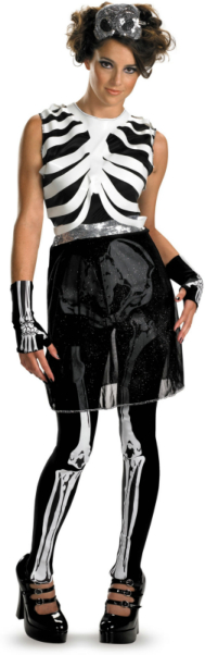 Beautiful Bones Adult Costume - Click Image to Close