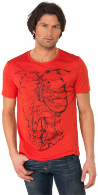 Rib Cage T-Shirt Adult - Click Image to Close