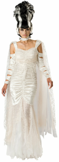 Bride of Frankenstein Elite Adult Costume - Click Image to Close