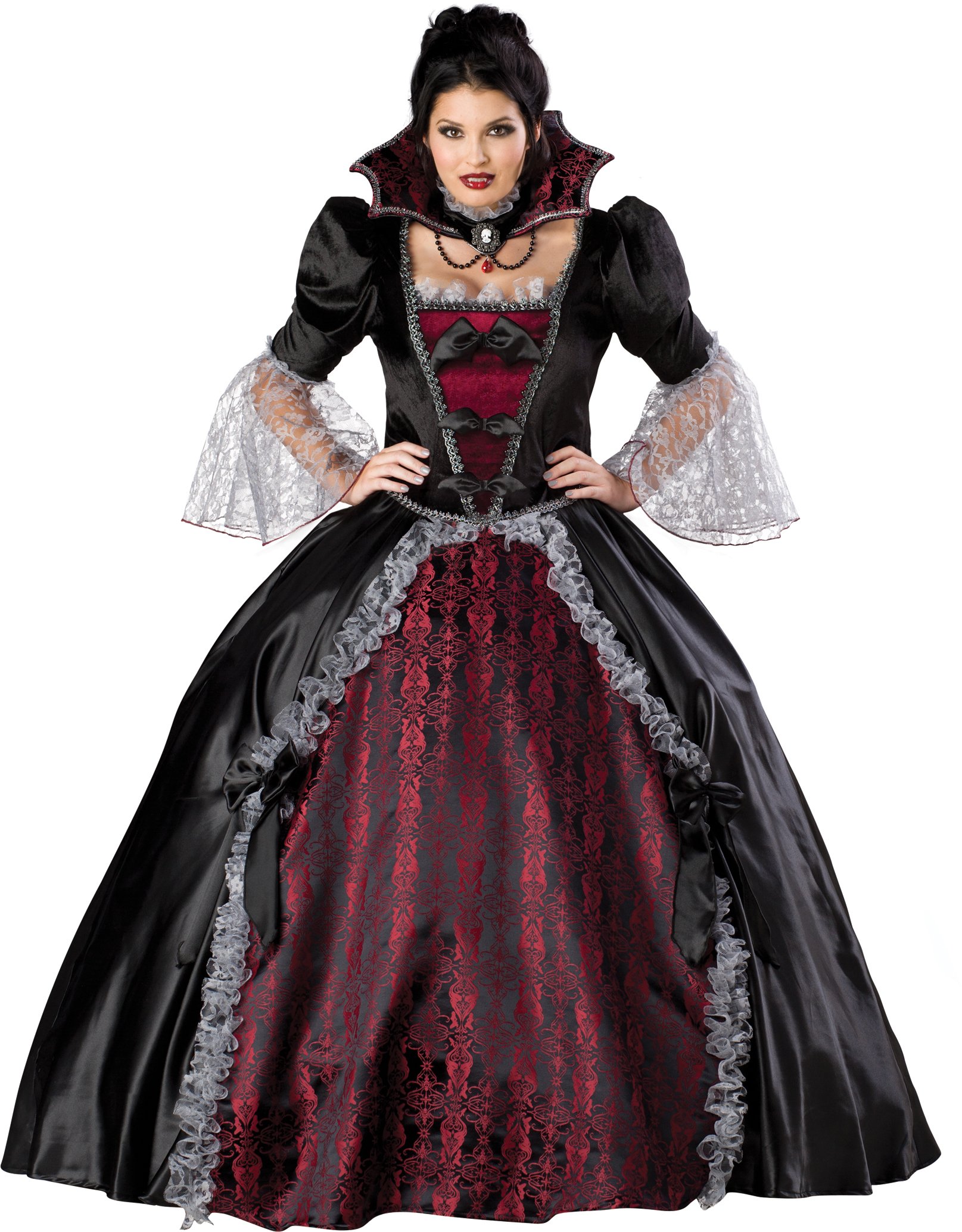 Vampiress Of Versailles Adult Plus Costume - Click Image to Close