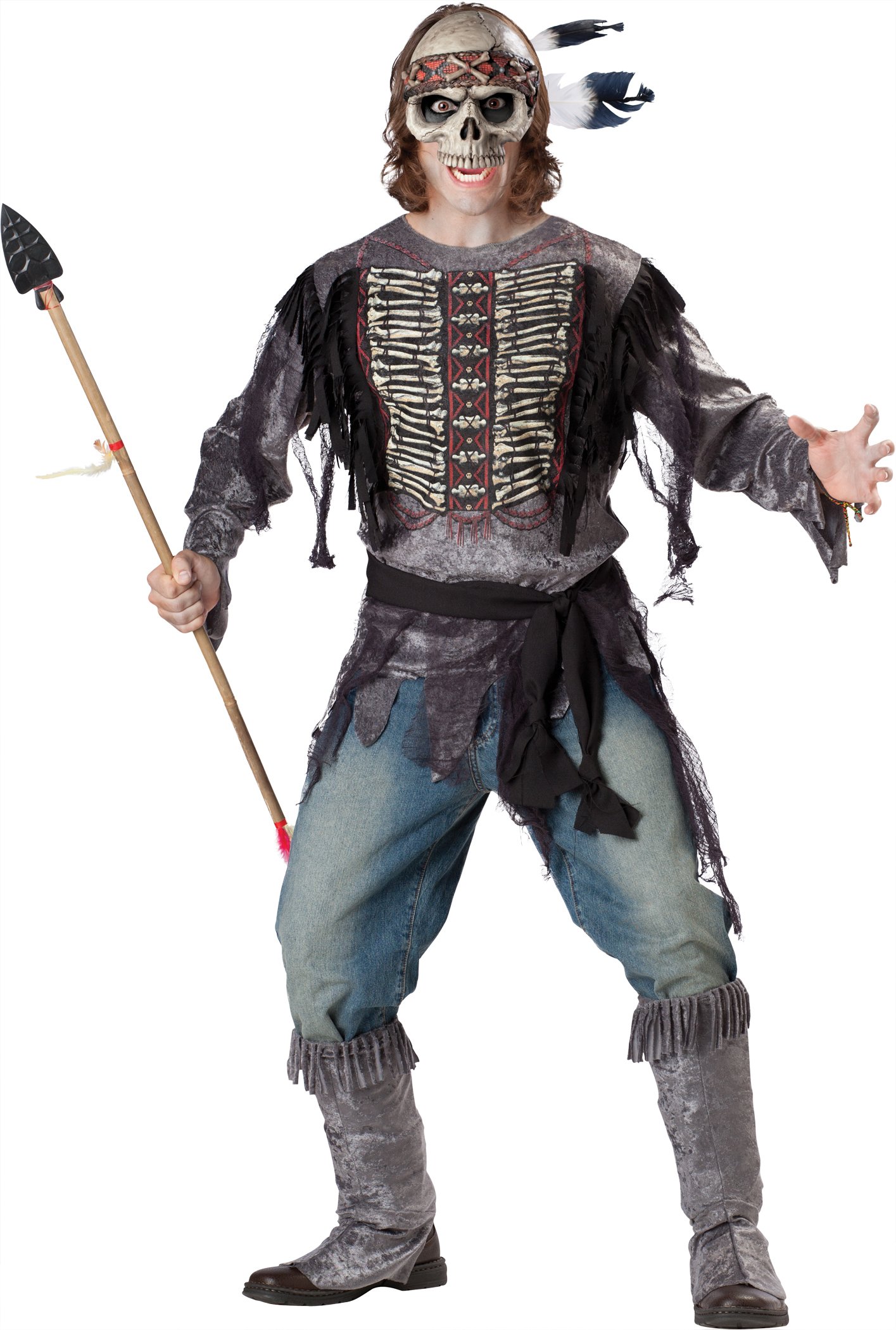 Spirit Warrior Adult Costume - Click Image to Close