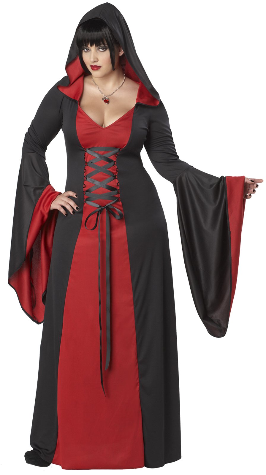 Deluxe Hooded Robe Adult Plus Costume - Click Image to Close