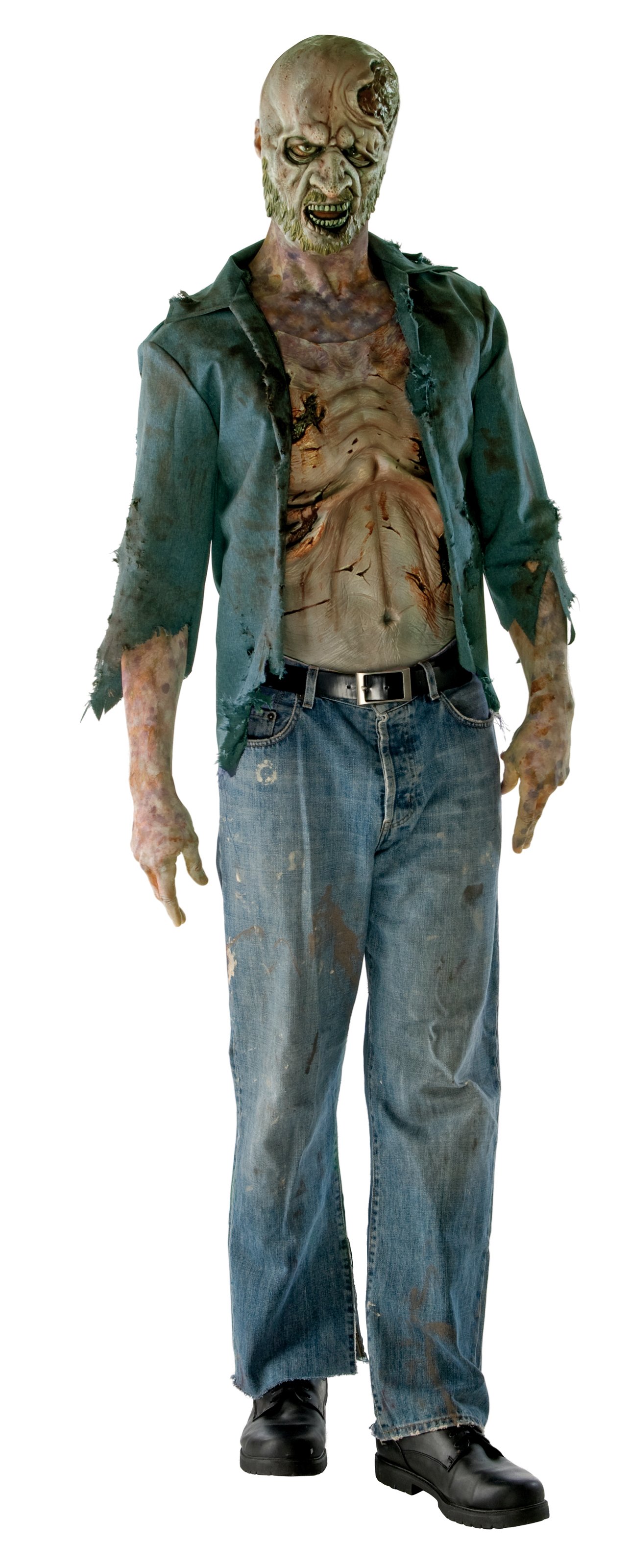 The Walking Dead - Deluxe Decomposed Zombie Adult Costume - Click Image to Close