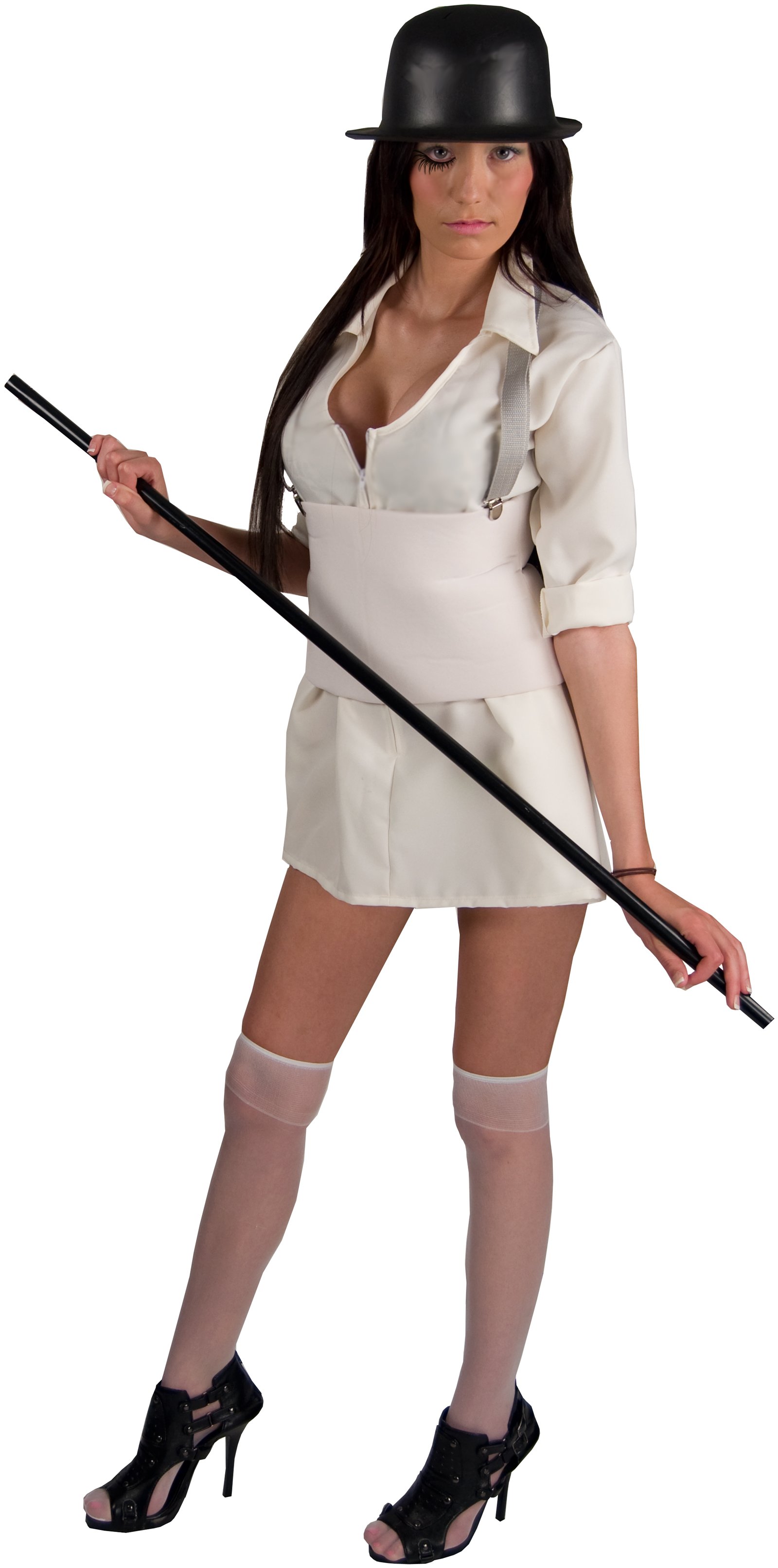 A Clockwork Orange - Brother Droog Woman Deluxe Adult Costume - Click Image to Close