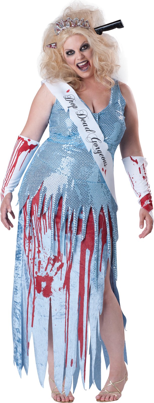 Drop Dead Gorgeous Adult Plus Costume - Click Image to Close