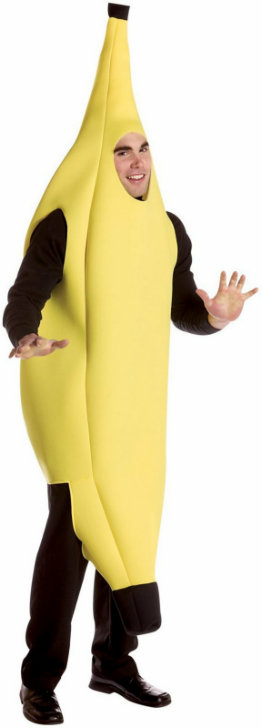 Banana Deluxe Adult Costume - Click Image to Close