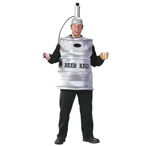 Beer Keg Adult Costume - Click Image to Close