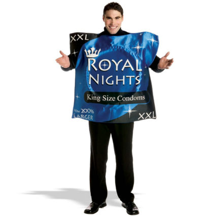 Royal Nights Condom Adult Costume - Click Image to Close