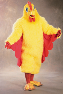 Comical Chicken Adult Costume - Click Image to Close