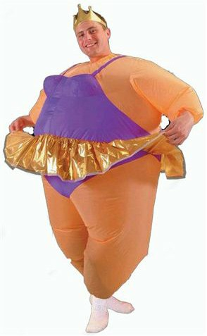 Inflatable Ballerina Adult Costume