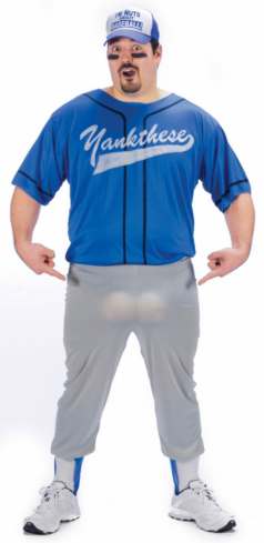 Baseball Nut Adult Plus Costume - Click Image to Close