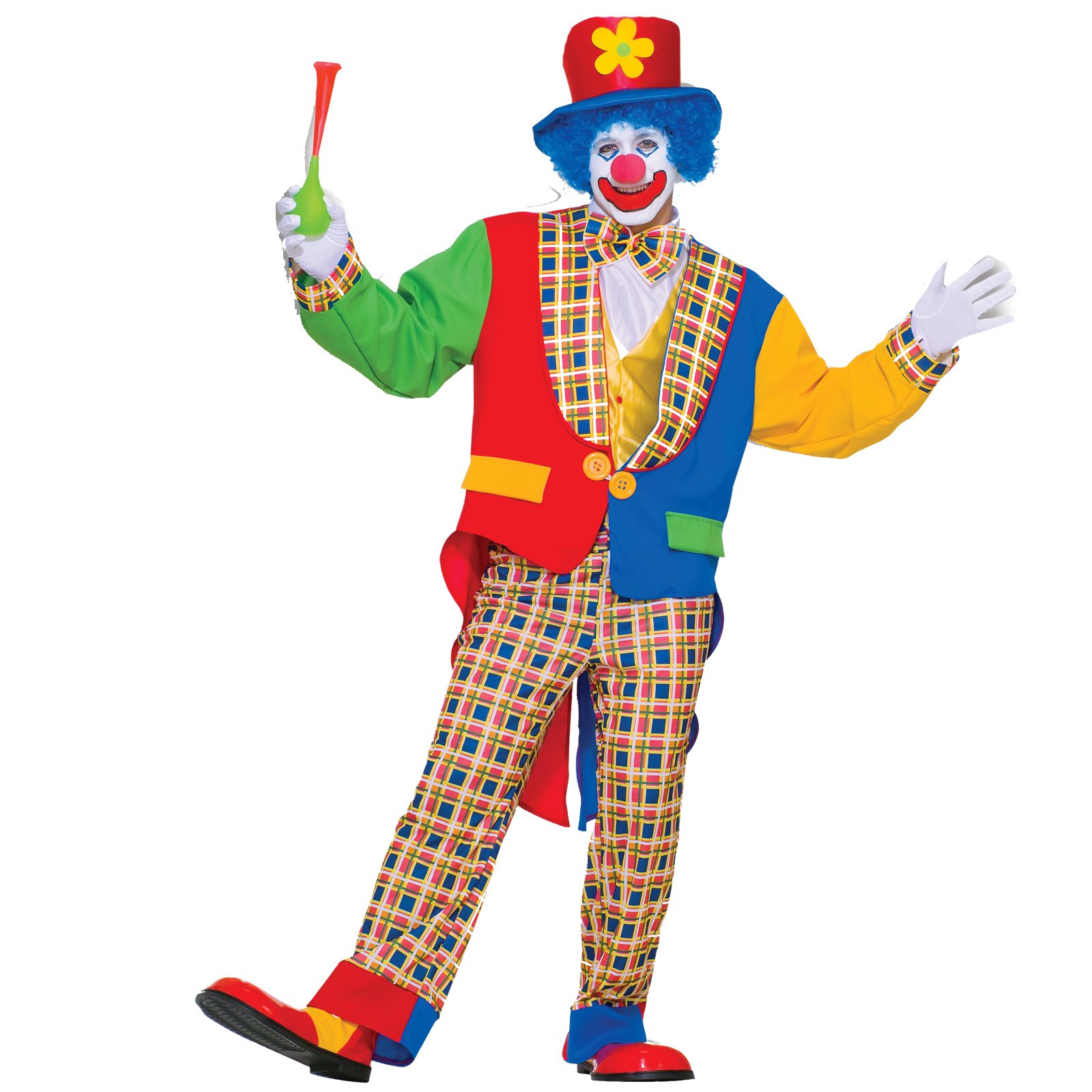 Clown on The Town Adult Circus Costume